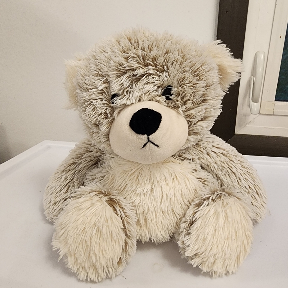 Warmies Marshmallow Bear Fluffy Plush Weighted